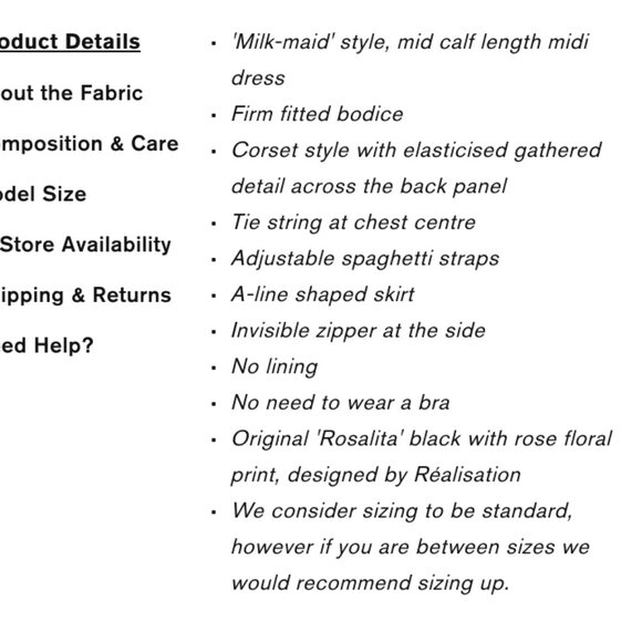 Realisation Par The Alba Dress in Rosalita XXS - Picture 6 of 7